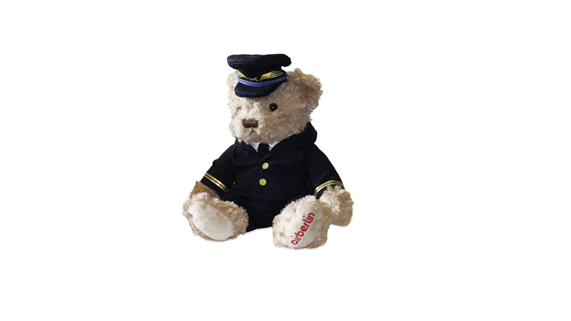 Stofftier Spielzeug 2x Air Berlin Teddybären Bär Stewardess Pilot 